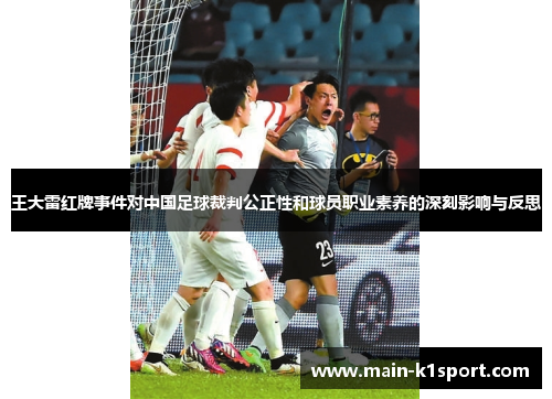 王大雷红牌事件对中国足球裁判公正性和球员职业素养的深刻影响与反思